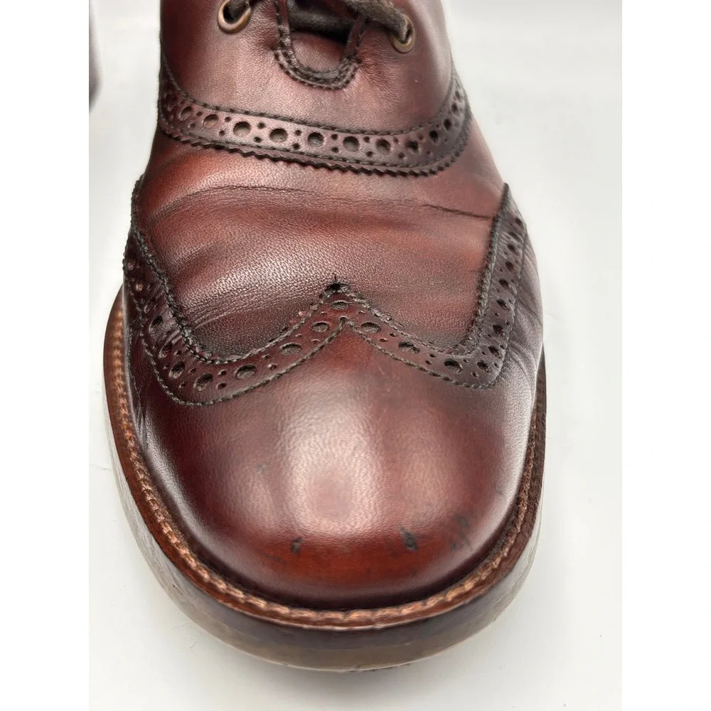 Cole Haan Mens Brown Leather Wingtip Brogue Chukka Boots C11053 Size 8.5 M